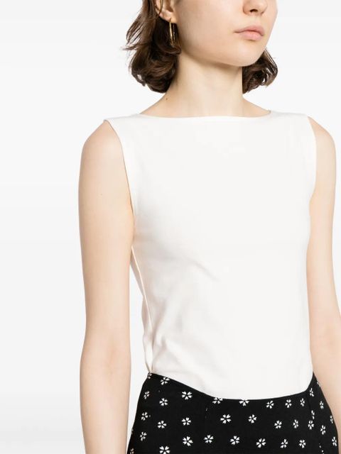 Reformation Dusk boat-neck top - White - zdjęcie produktu nr 2