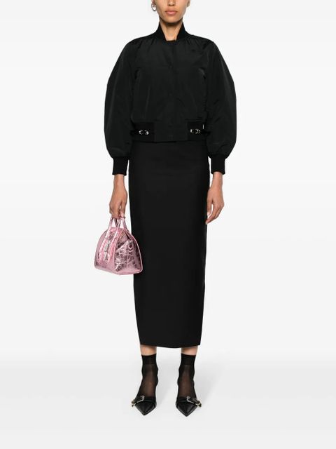 Givenchy buckle-detail bomber jacket - Black