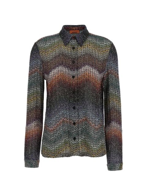 Missoni sequin zigzag shirt - Grey - zdjęcie produktu nr 1
