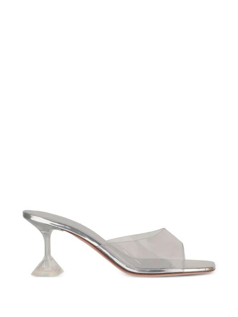 Amina Muaddi Taylor open-toe heeled sandals - White - zdjęcie produktu nr 1