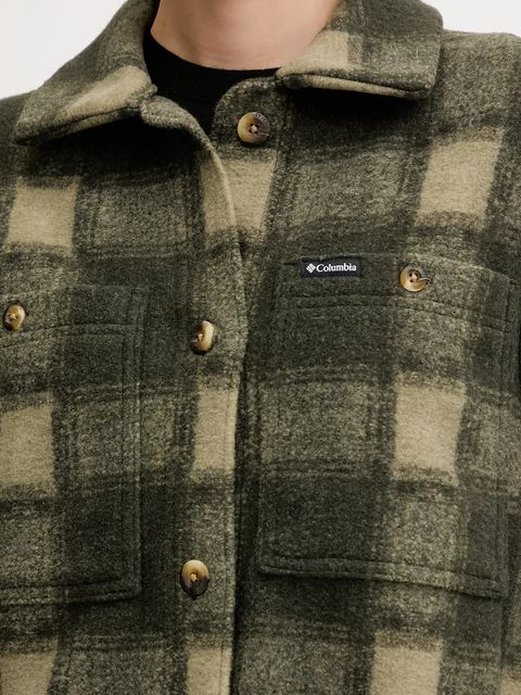 Columbia kurtka koszulowa Wildest Venture kolor zielony przejściowa 2136171