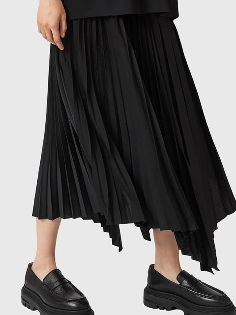 AllSaints mokasyny skórzane Beth Lthr Loafer