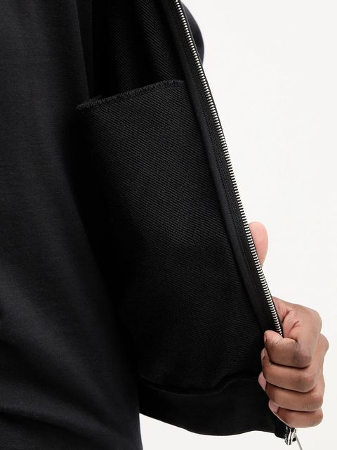 Pangaia kurtka Midweight Bomber Jacket kolor czarny przejściowa 10002360 - zdjęcie produktu nr 1