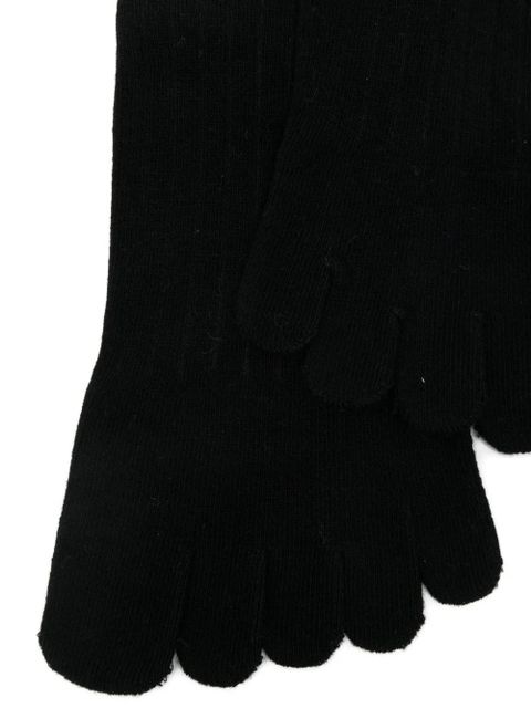 Coperni five-toe ribbed socks - Black - zdjęcie produktu nr 2