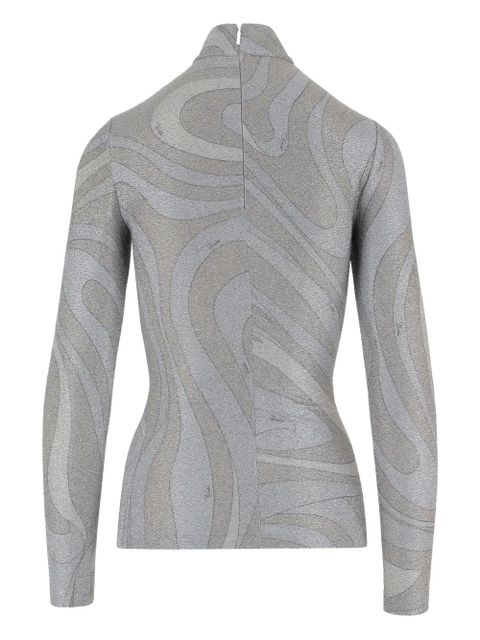 PUCCI patterned top - Grey