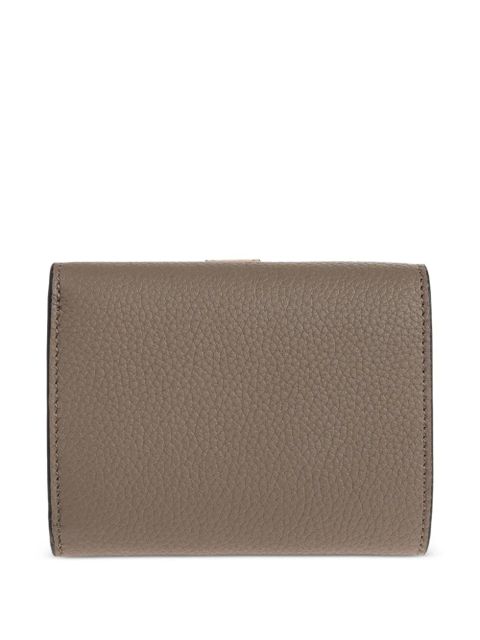 LOEWE flap-strap wallet - Grey