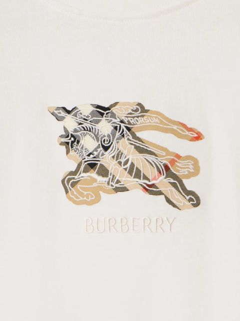 Burberry knight check cotton T-shirt - White - zdjęcie produktu nr 2