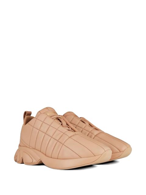 Burberry TRN lace-up quilted sneakers - Neutrals - zdjęcie produktu nr 2