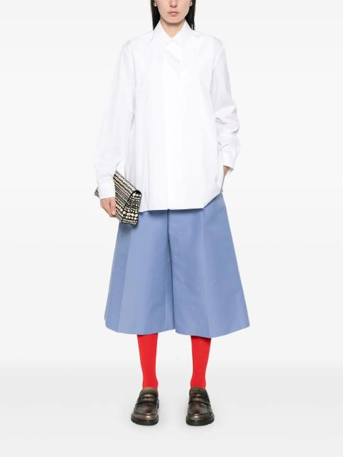 Marni cotton cady trousers - Blue - zdjęcie produktu nr 2