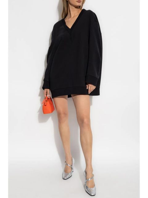 Marni V-neck sweater dress - Black - zdjęcie produktu nr 2