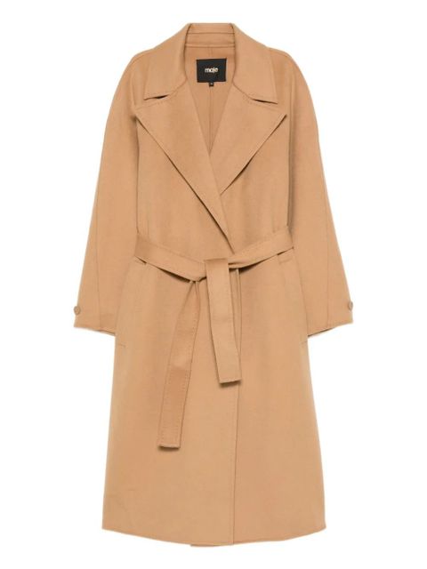 Maje belted wrap coat - Brown - zdjęcie produktu nr 1