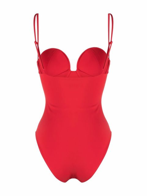 Magda Butrym Retro bustier swimsuit - Red - zdjęcie produktu nr 2