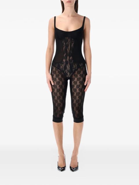 The Attico lace jumpsuit - Black - zdjęcie produktu nr 1