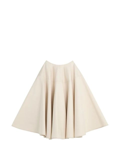 Tod's A-line panelled midi skirt - Neutrals - zdjęcie produktu nr 1
