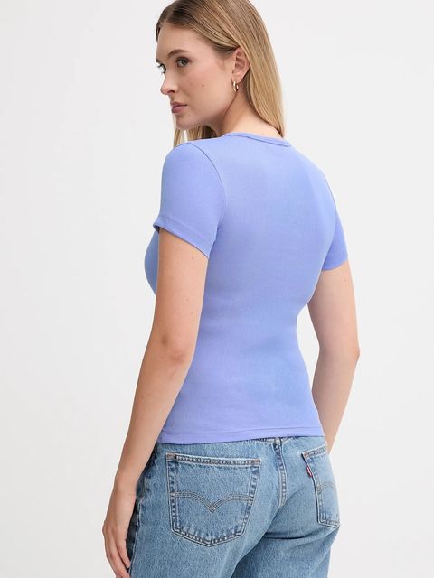 Tommy Jeans t-shirt damski kolor czarny DW0DW17881 - zdjęcie produktu nr 2