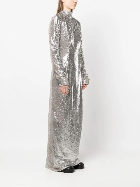 Givenchy open-back sequin gown - Silver