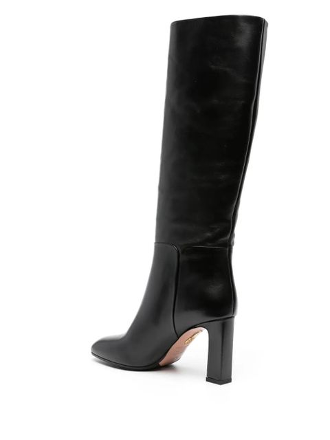 Aquazzura Sellier 85mm leather knee boots - Black - zdjęcie produktu nr 2