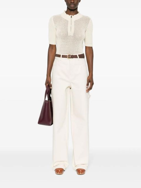 Max Mara high-rise wide-leg jeans - Neutrals - zdjęcie produktu nr 2