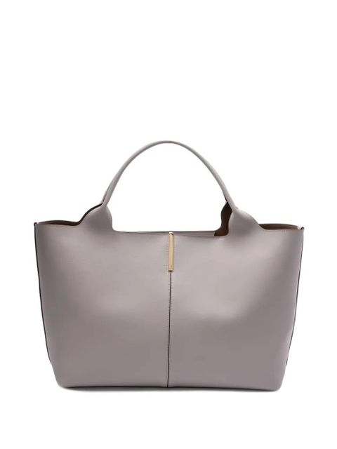 Tod's leather tote bag - Grey - zdjęcie produktu nr 1