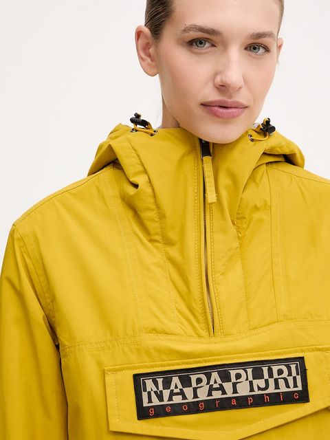 Napapijri kurtka Rainforest kolor żółty przejściowa NP0A4GM6Y1O1