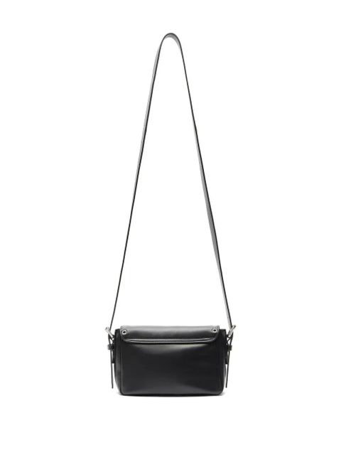 Blumarine eyelet butterfly-charm shoulder bag - Black