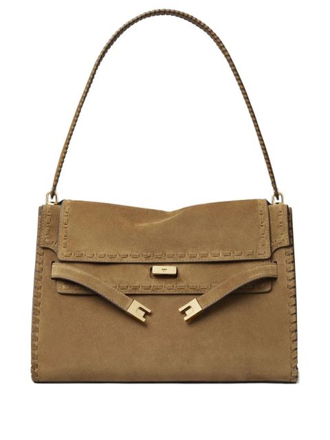 Tory Burch large Lee Radziwill shoulder bag - Brown - zdjęcie produktu nr 1
