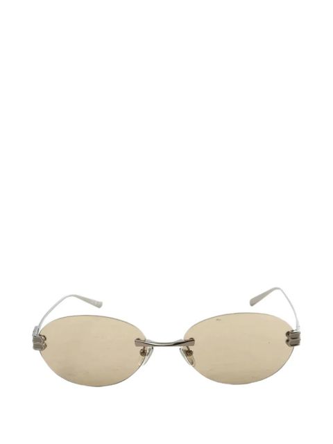 Balenciaga Gossip oval-frame sunglasses - Silver - zdjęcie produktu nr 1