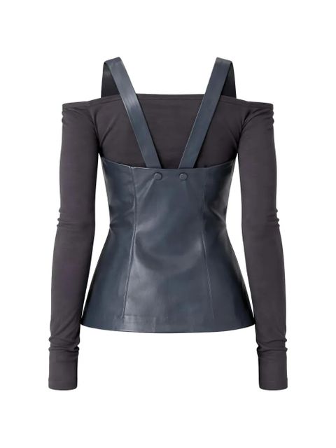Nanushka layered top - Grey - zdjęcie produktu nr 2