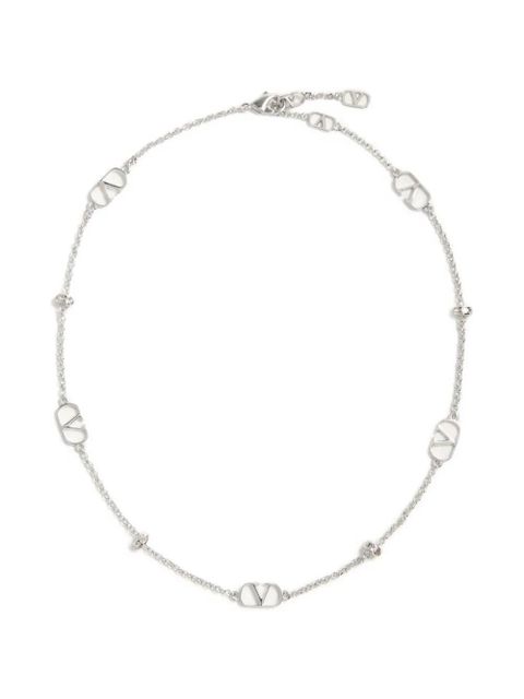 Valentino Garavani VLogo Signature necklace - Silver - zdjęcie produktu nr 1