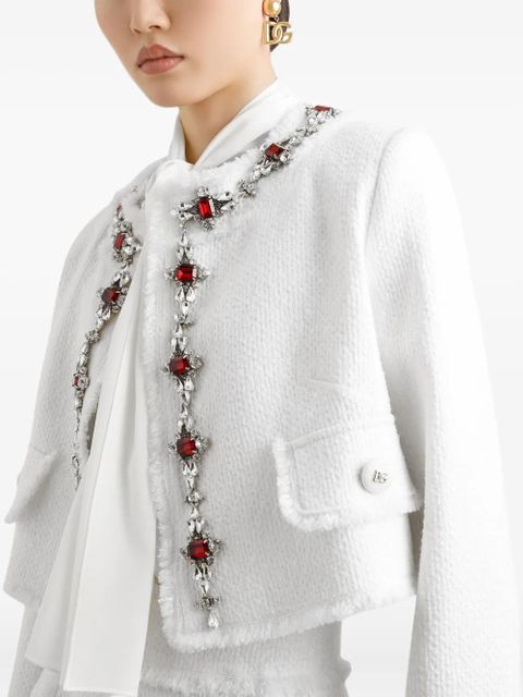 Dolce & Gabbana DNA embellished jacket - White