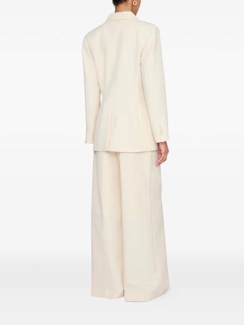 ANINE BING Tiphaine double-breasted blazer - Neutrals