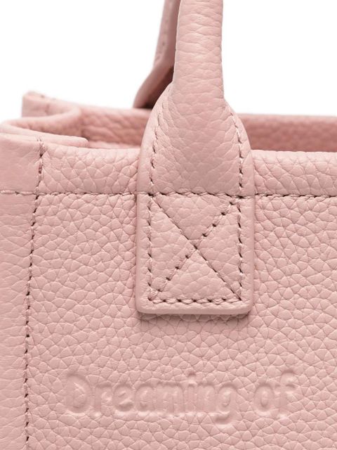 MC2 Saint Barth mini Vanity debossed-logo tote bag - Pink