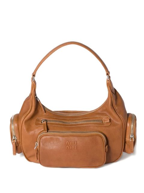 Miu Miu Pocket shoulder bag - Brown - zdjęcie produktu nr 1