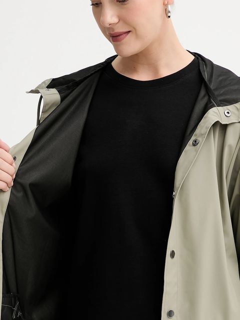 Rains kurtka 12010 Jacket kolor zielony przejściowa 12010