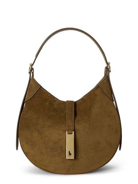 Polo Ralph Lauren torebka zamszowa - zdjęcie produktu nr 1