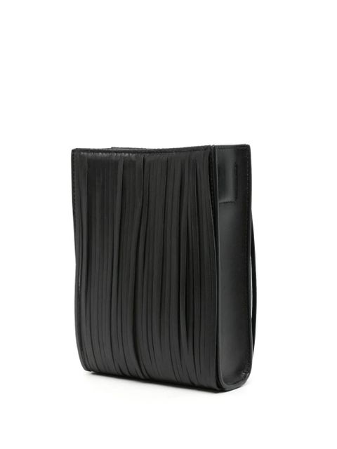 Jil Sander small Tangle Fringe shoulder bag - Black - zdjęcie produktu nr 2