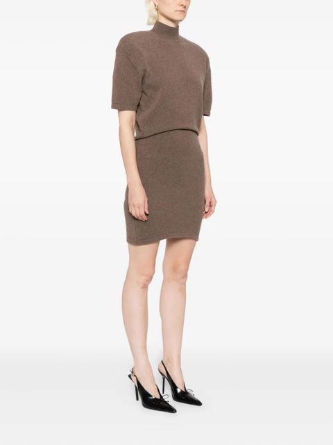 Jacquemus Robe maille castagna dress - Brown