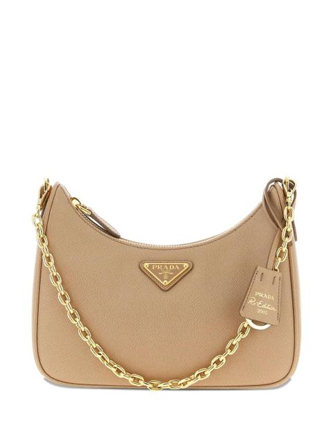 Prada Prada Re-Edition 2005 chain shoulder bag - Neutrals - zdjęcie produktu nr 2