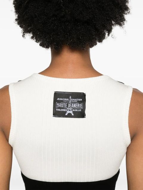 Jean Paul Gaultier Madone ribbed-knit dress - Black