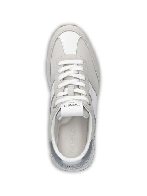 TWINSET glitter panel sneakers - Neutrals