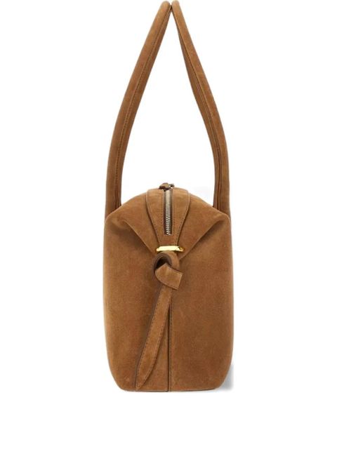 Yuzefi suede top-handle shoulder bag - Brown - zdjęcie produktu nr 1