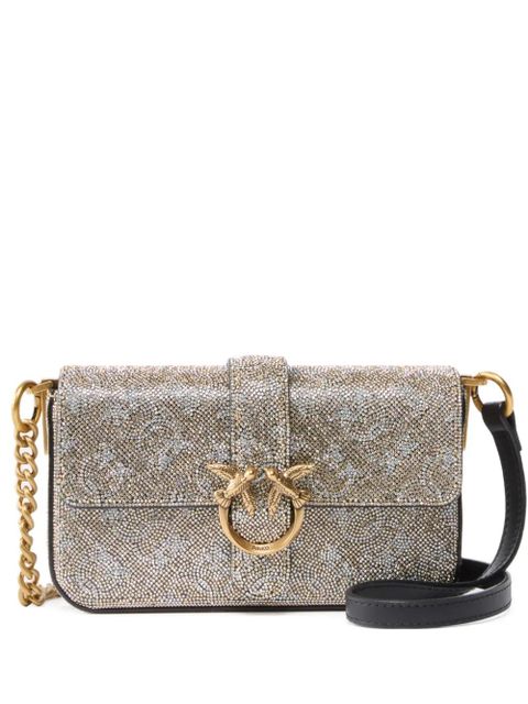 PINKO mini Love One cross body bag - Gold - zdjęcie produktu nr 1