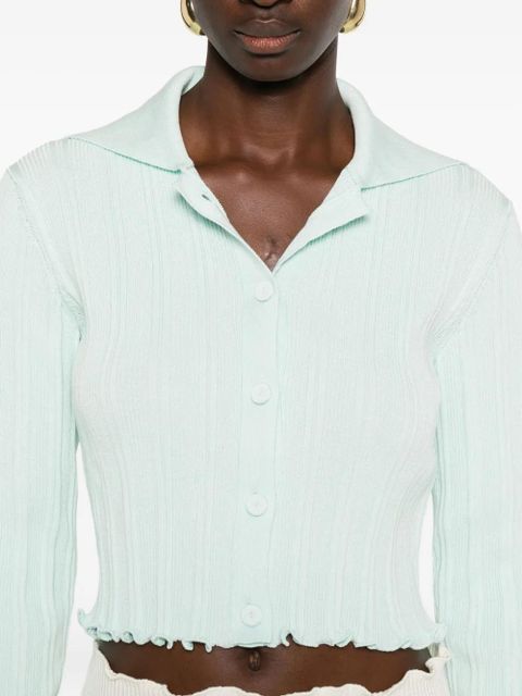 Jil Sander knitted cardigan - Blue