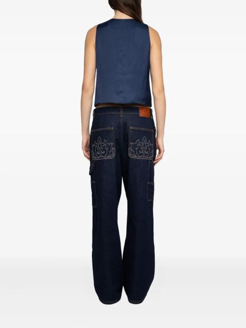 Zadig&Voltaire Emaux button waistcoat - Blue