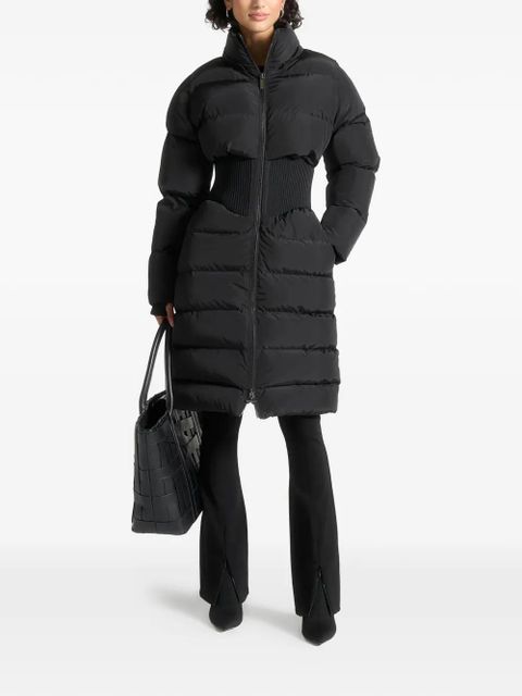 Manière De Voir Mira corset-detail coat - Black - zdjęcie produktu nr 2