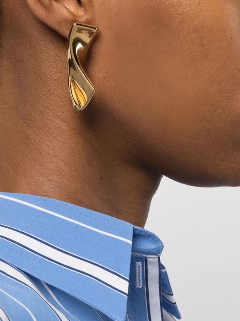 Jacquemus Les Boucles J earrings - Gold - zdjęcie produktu nr 2