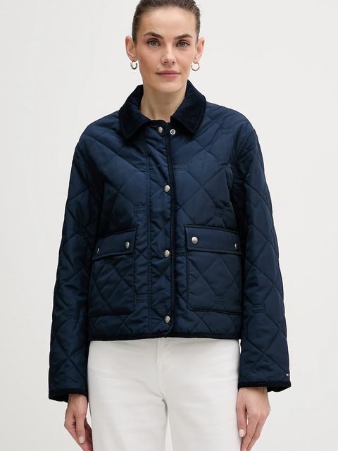 Tommy Hilfiger kurtka kolor granatowy przejściowa WW0WW47998 - zdjęcie produktu nr 1