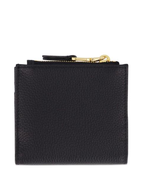 Miu Miu logo-lettering leather wallet - Black - zdjęcie produktu nr 2