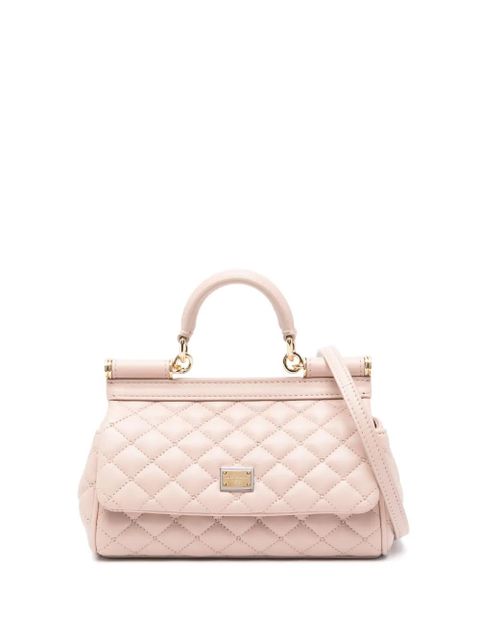 Dolce & Gabbana small Sicily tote bag - Pink - zdjęcie produktu nr 1