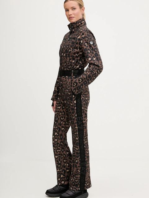 EA7 Emporio Armani kombinezon narciarski kolor brązowy AF13891.7W000389